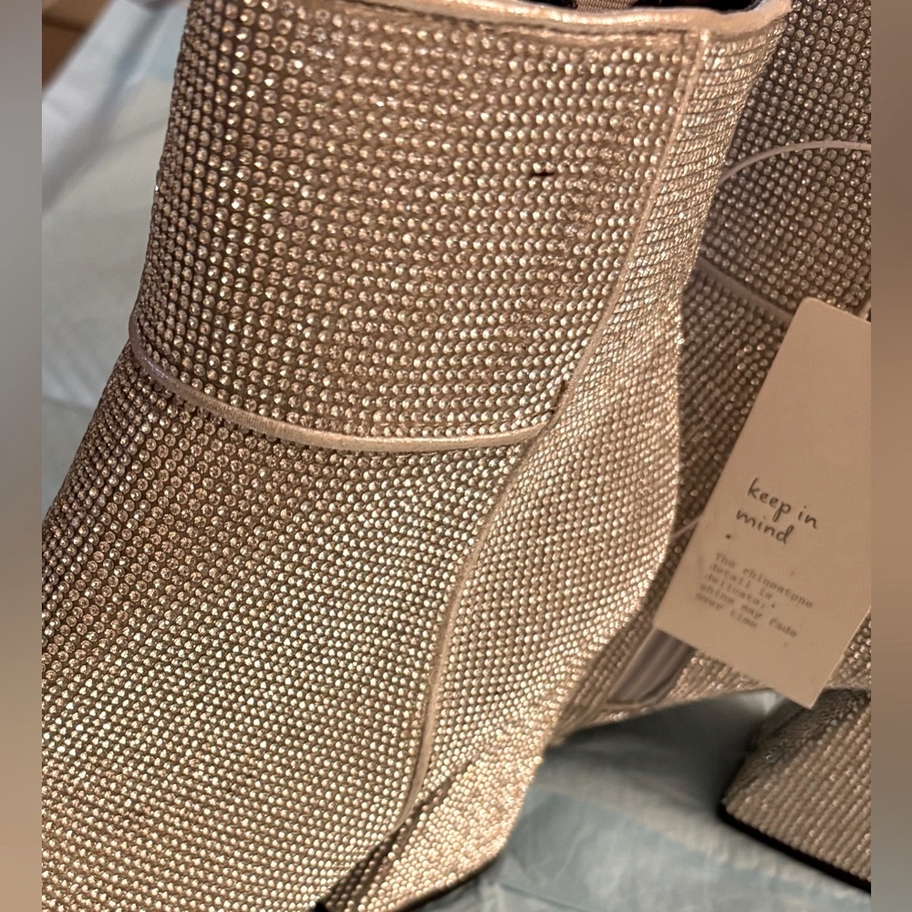 New- Elegant shiny rhinestone Sexy Ankle Boots  2025 Season - Picture 9 of 12